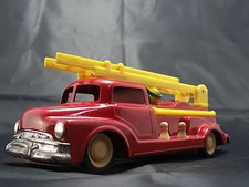 LIMA FIRE TRUCK DIECAST TIN TOY ERA TRUCK