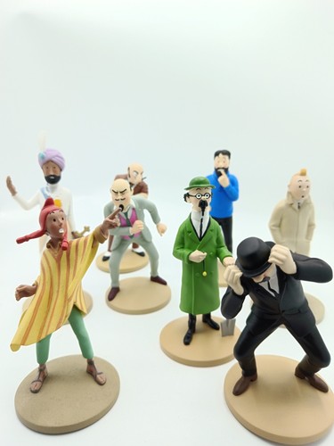Lot figurines tintin - 8, –