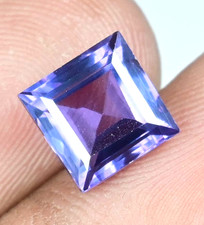 Sans Défaut Naturel Alexandrite Couleur Change 4.30 CT Carré Certifié Gemme