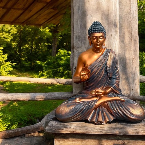 Grande statue bouddha - bouddha, en
