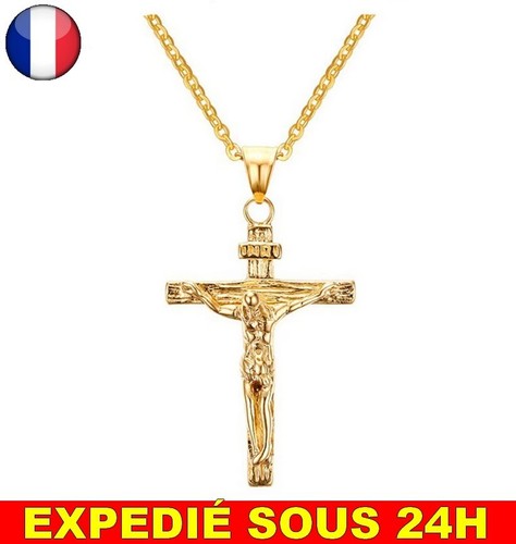 Collier jésus croix - collier,