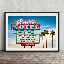 Starlite Motel Wall Art Mid