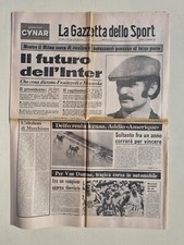 GAZETTE DU SPORT 30 DÉCEMBRE 1976 MORT D'IVO VAN DAMME - INTER - MAZZOLA