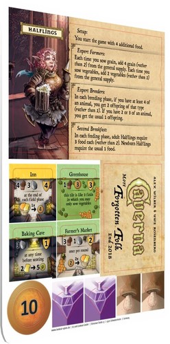Caverna halflings promo tiles - caverna,