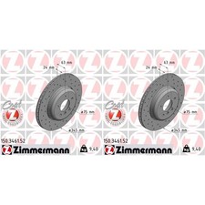 2x ZIMMERMANN Sport Disques de