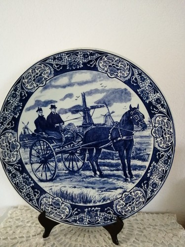 Grand plat faïence de - grand,