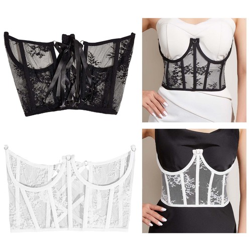 Ceinture corset dentelle - en,