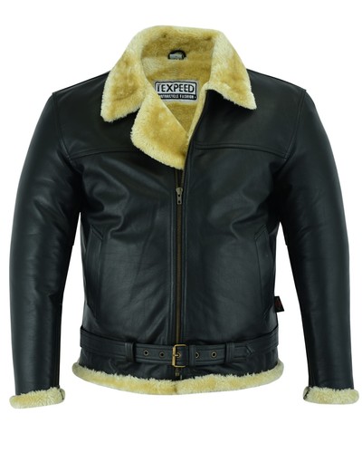 Hommes cuir véritable veste - hommes,