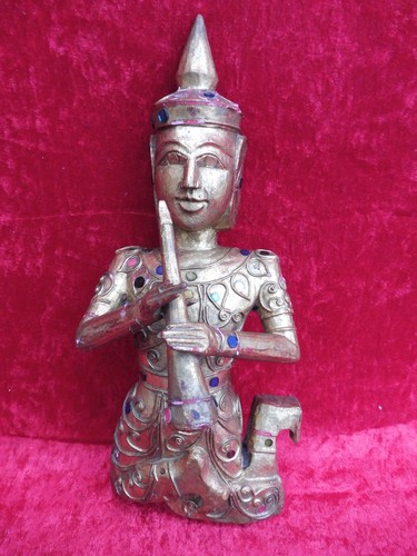 Belle vieux figurine bois - belle, en