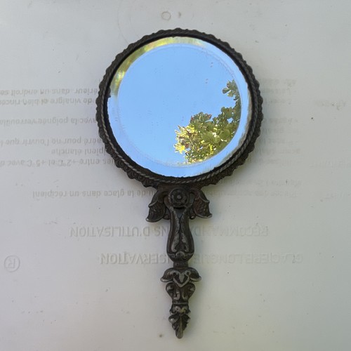 Miroir main ancien sac - à,