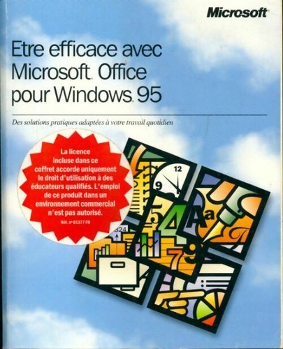 Etre efficace avec microsoft - efficace,