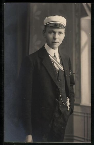 Carte postale étudiante - , en