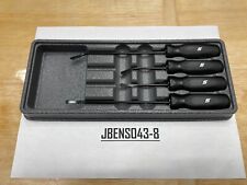 Snap-on Tools USA NEW 4pc BLACK Soft Grip Seal Removal Tool Set SGSR104ABK