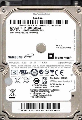 St1000lm024 m101mbb sc1 - st1000lm024, hn-m101mbb/sc1
