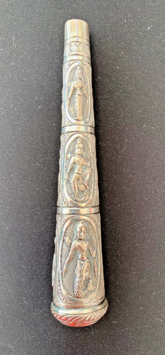 Pommeau ombrelle argent - pommeau,