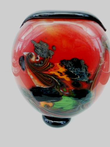 Vase verre souffle - souffle, artisanal