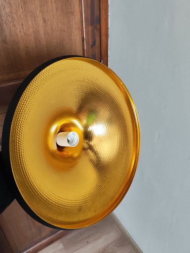 Suspension lampe noir doré - lampe,
