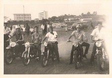 ANCIENNE PHOTO CIRCA 1960 MOTO CROSS COURSE MOTOS ANCIENNES