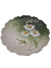 Vintage assiette 🍽️ fleurie 🌼 "marguerites " ancienne signée AB