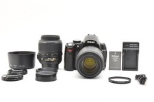 Nikon D5000 12.3MP Caméra SLR Numérique Corps W / Deux Lentille Set Excellent De