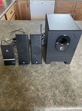 Logitech X -240 Computer 4 Piece Speaker System with Subwoofer Tested