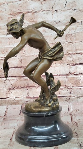 Handmade bronze statue winged - bronze,