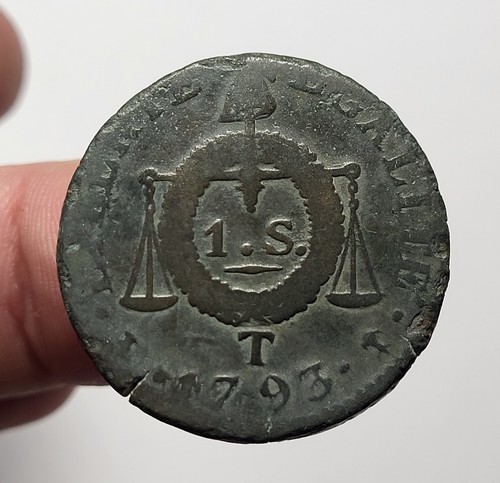 143 louis xvi 1 sol - ~,