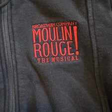 Broadway Company Moulin Rouge The Musical Figs Full Zip Hooded Sweatshirt Large