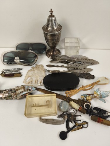 Gros lot objets anciens - , à