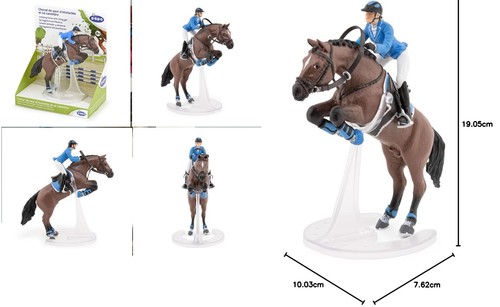 Figurine cheval saut - figurine,