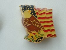 PIN S DRAPEAU USA  AIGLE