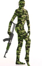 Lycra Spécifier Complètement Catsuit Combinaison Camouflage