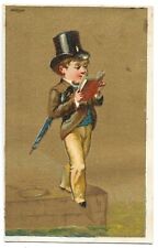 Distracted Reader - Chromo - Trade Card