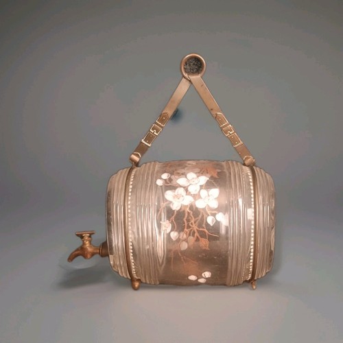 Ancien tonnelet verre - tonnelet, /