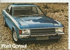 FORD CONSUL - 1975 / FRENCH / catalogue brochure prospectus dépliant