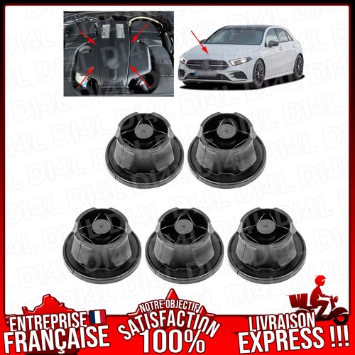 Clips fixation cache moteur - clips,