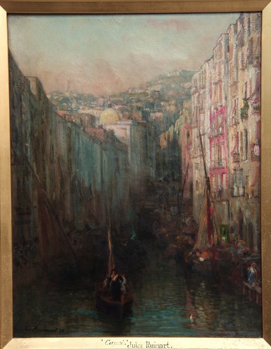 Vue italie 1876 - d'italie, 1876,