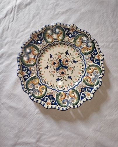 Assiette faience rouen - assiette, en