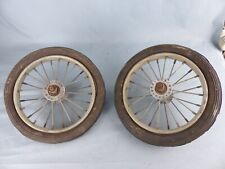 Lot de 2 anciennes roues a