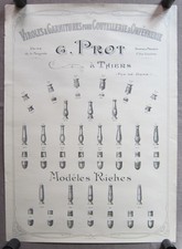 Ancienne affiche catalogue