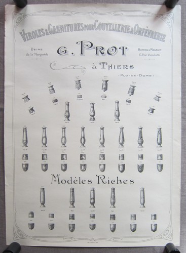 Ancienne affiche catalogue