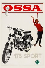 MOTO OSSA Rguh-POSTER HQ 40x60cm d'une AFFICHE VINTAGE