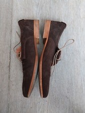 Mocassins cuir daim marron