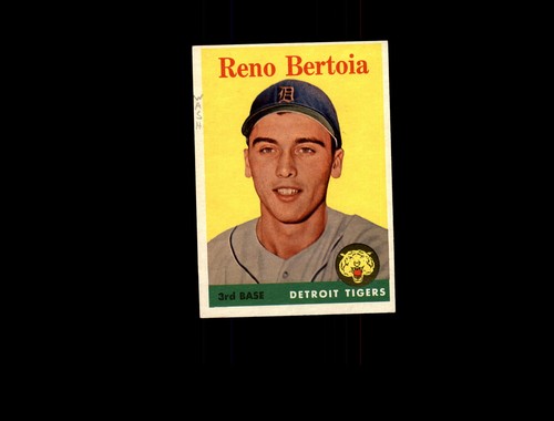 1958 topps 232 reno bertoia - reno,