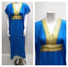 Caftan Robe Maxi Marocain Abaya Dubaï Long Arabe Farasha Eid Un Taille 8-20UK