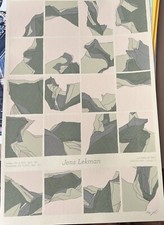 JENS LEKMAN Lincoln Hall Landland poster 10/2/2012 CHICAGO print TAKEN BY TREES