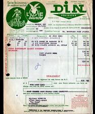 PERIGUEUX (24) CANNED FOOD / THE WHITE GOOSE "DIN" Invoice in 1963