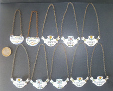 10 ANCIENNES PLAQUES