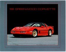 86 Greenwood Corvette Original Vintage Graddy Richard 8x10" Photo Printed Japan