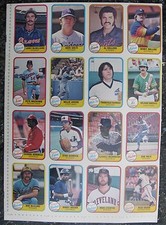1981 Fleer Baseball 16-Card